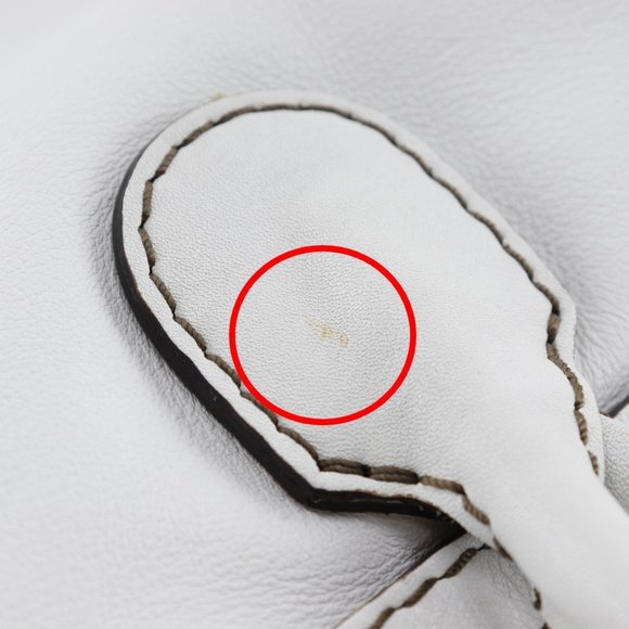 LOEWE White Leather Fiesta Tote Bag Snap Button - Picture 8 of 15